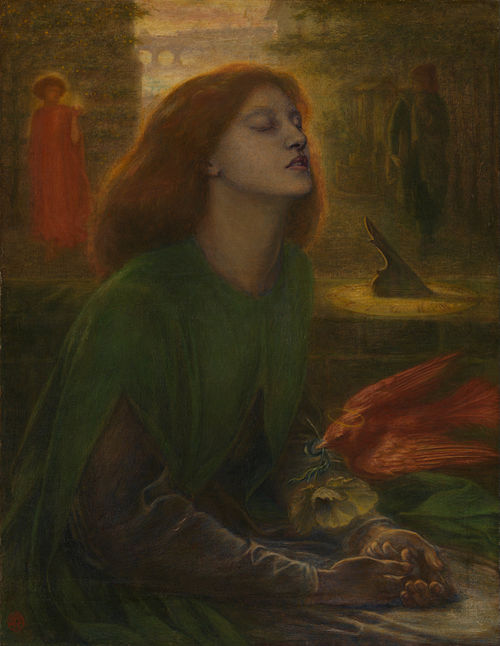 Beata Beatrix, 1872, Dante Gabriel Rossetti