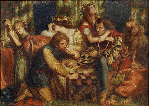 Hesterna Rosa, 1865, Dante Gabriel Rossetti