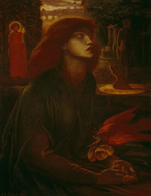 Beata Beatrix, 1880, Dante Gabriel Rossetti