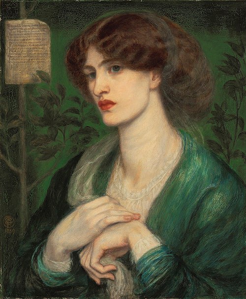 The Salutation of Beatrice, 1869, Dante Gabriel Rossetti