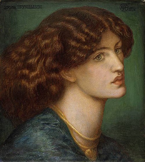 Bruna Brunelleschi, 1878, Dante Gabriel Rossetti
