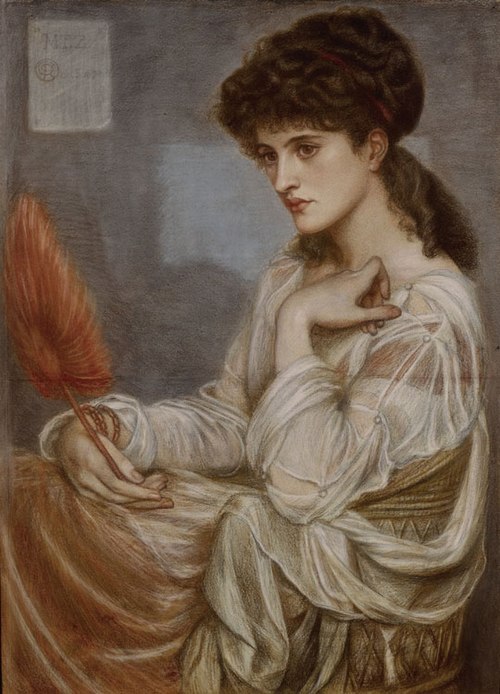 Maria Zambaco, 1870, Dante Gabriel Rossetti