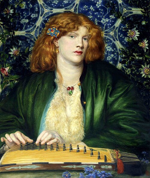The Blue Bower, 1865, Dante Gabriel Rossetti