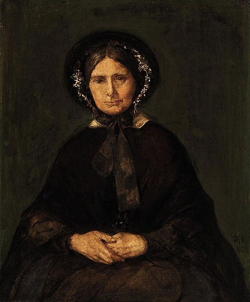 Charlotte Polidori, 1853, Dante Gabriel Rossetti