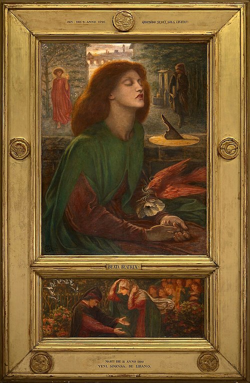 Beata Beatrix, 1872, Dante Gabriel Rossetti