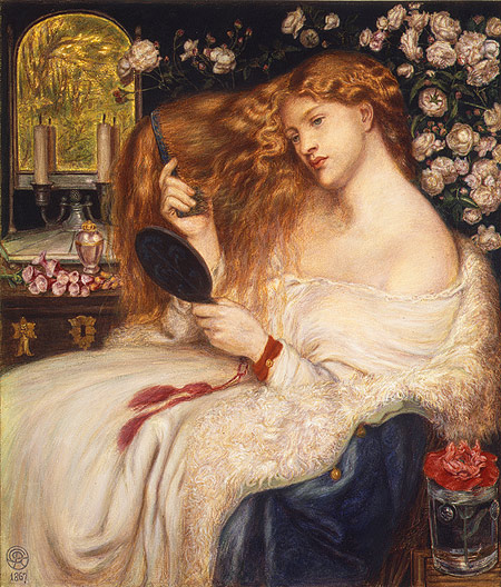 Lady Lilith, 1866, Dante Gabriel Rossetti
