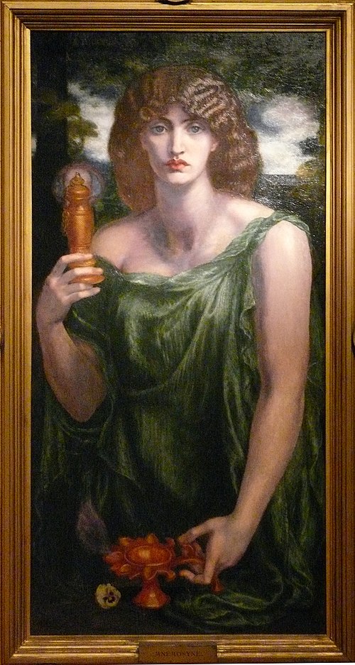 Mnemosyne, 1875, Dante Gabriel Rossetti