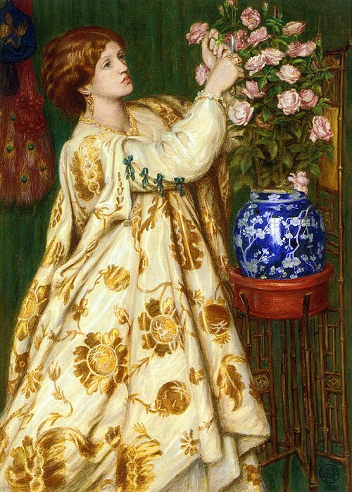 Monna Rosa, 1867, Dante Gabriel Rossetti