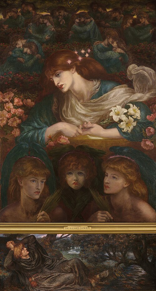 La Damoiselle élue, 1871, Dante Gabriel Rossetti
