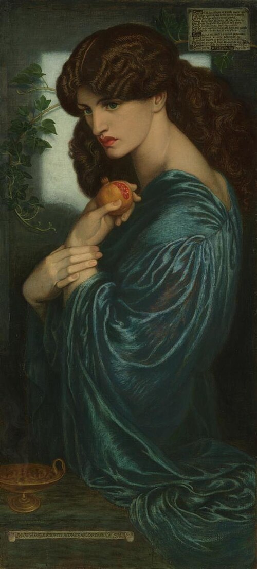 Proserpine, 1874, Dante Gabriel Rossetti