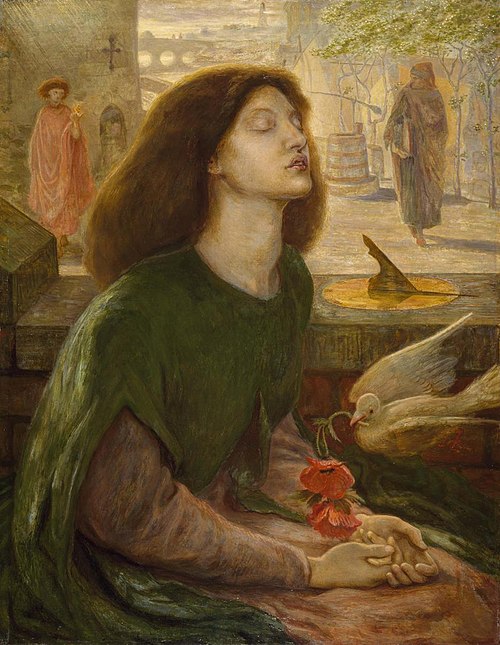 Beata Beatrix, 1877, Dante Gabriel Rossetti