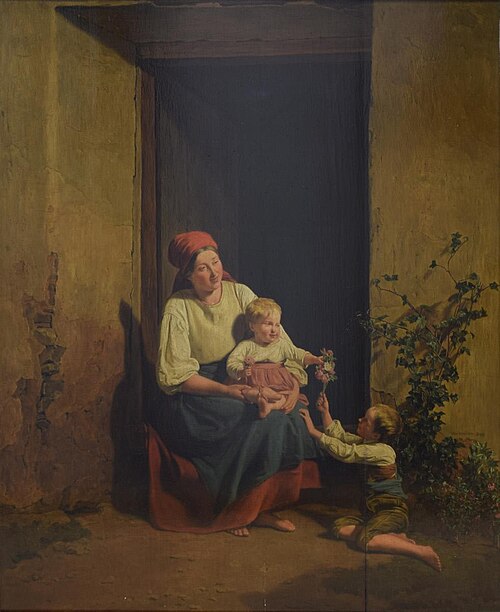 The Happy Hour, 1855, Ferdinand Georg Waldmüller