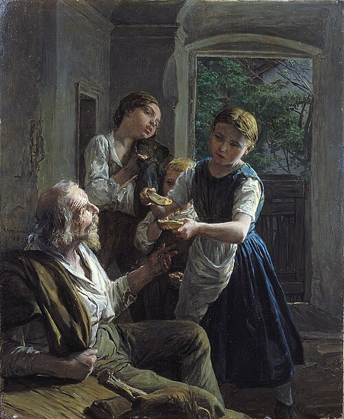Beggar, 1859, Ferdinand Georg Waldmüller