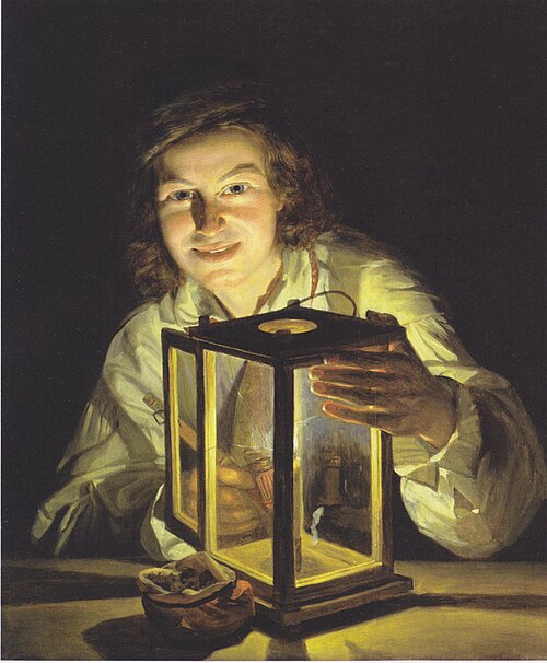 The young boy with the stable-lantern / The Young Stableboy with a Stable Lamp, 1824, Ferdinand Georg Waldmüller