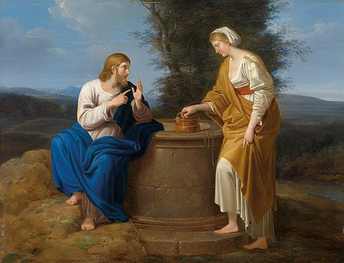 Christ and the Samaritan Woman at the Well, 1818, Ferdinand Georg Waldmüller