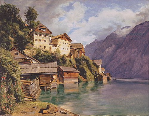 Hallstatt, 1839, Ferdinand Georg Waldmüller