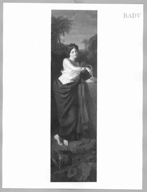 maid with snake, 1817, Ferdinand Georg Waldmüller