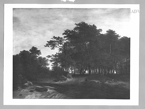 Landscape by Ruysdael (Vienna), 1836, Ferdinand Georg Waldmüller