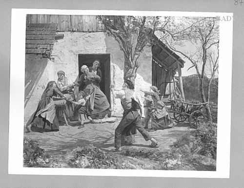 Die Wiedergenesende, 1864, Ferdinand Georg Waldmüller
