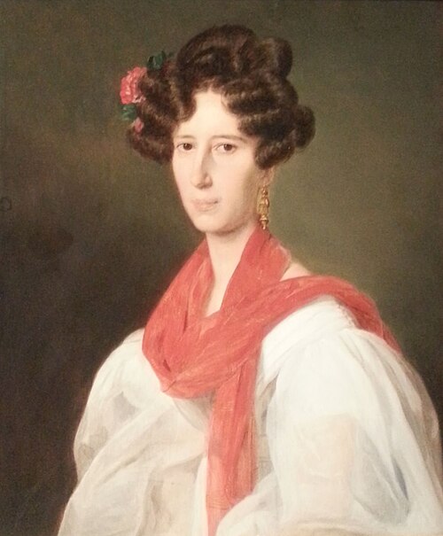 portrait of a lady, 1829, Ferdinand Georg Waldmüller