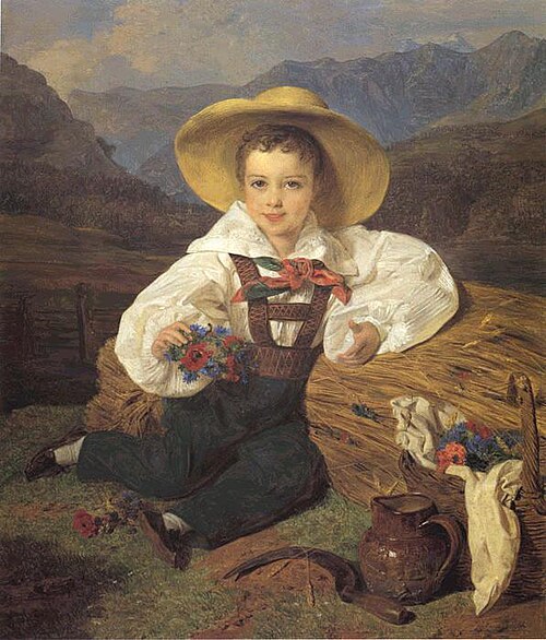 Porträt des Dmitry Apraksin, 1832, Ferdinand Georg Waldmüller