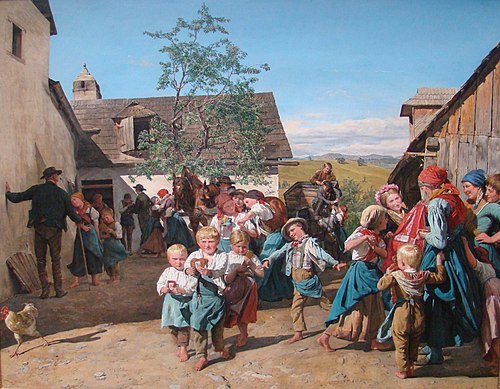 Return from the Church Fair, 1859, Ferdinand Georg Waldmüller