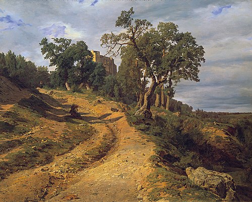 Die Ruine Liechtenstein bei Mödling, 1848, Ferdinand Georg Waldmüller