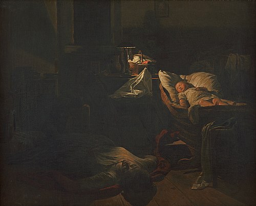 Depleted power, 1854, Ferdinand Georg Waldmüller