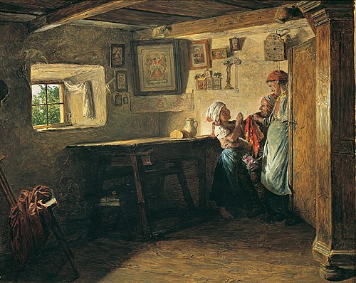 Der alte Kasten, 1860, Ferdinand Georg Waldmüller