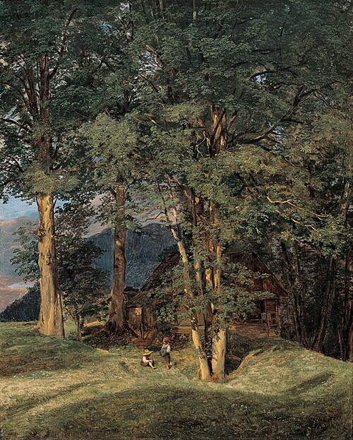 Maple trees near Ischl, 1831, Ferdinand Georg Waldmüller