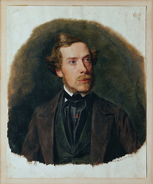Gustav Barth, Chormeister des Wiener Männergesangsvereins, 1843, Ferdinand Georg Waldmüller