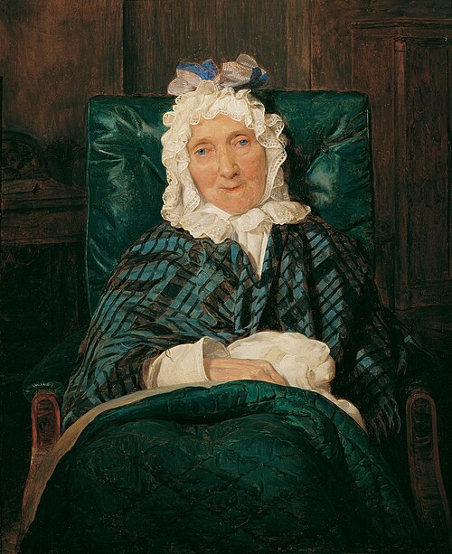 Aloisia Eltz im Lehnstuhl, 1834, Ferdinand Georg Waldmüller