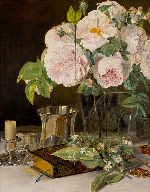 Rosen im Glas, 1831, Ferdinand Georg Waldmüller