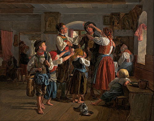 The Conscript’s Farewell, 1854, Ferdinand Georg Waldmüller