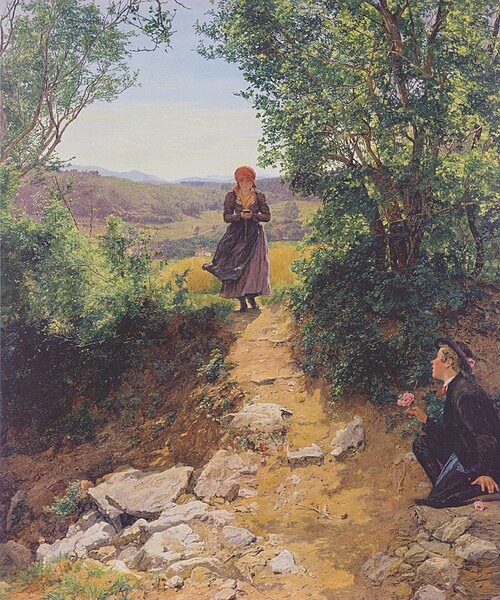 The expected one, 1860, Ferdinand Georg Waldmüller