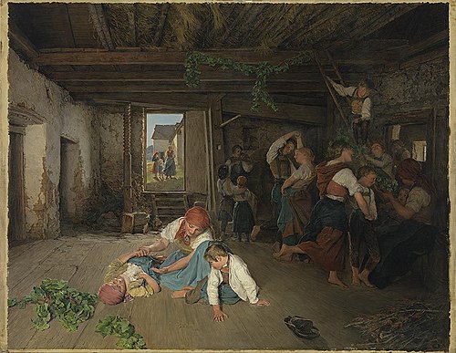 Preparation for the party, , Ferdinand Georg Waldmüller