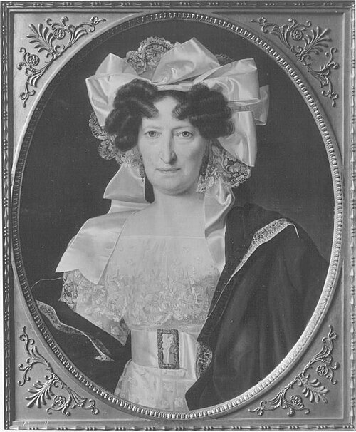 Bildnis einer Dame mittleren Alters, 1828, Ferdinand Georg Waldmüller