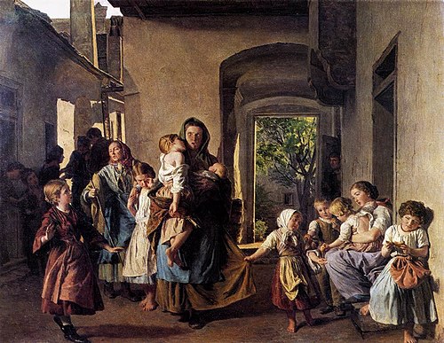 After Confiscation, 1859, Ferdinand Georg Waldmüller
