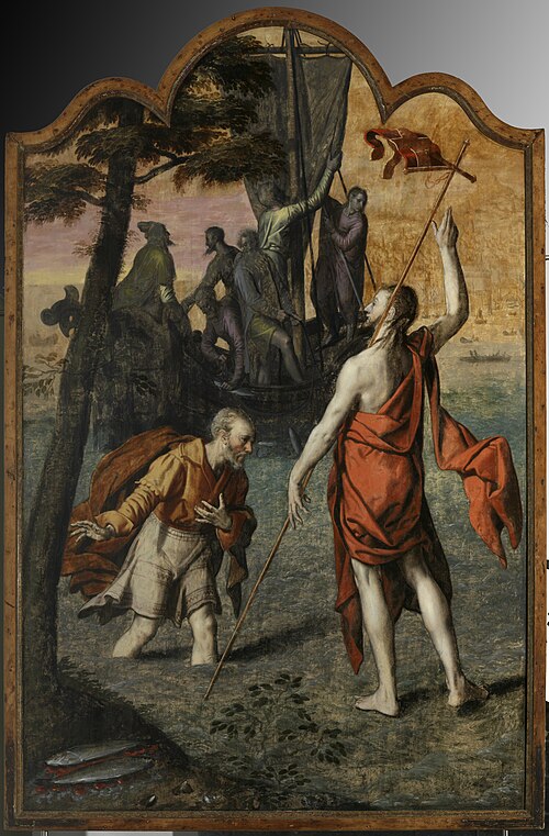 Christ walking on the water, 1571, Pieter Pietersz l'Ancien