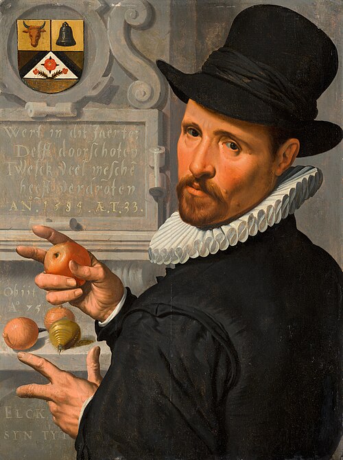 Portrait of Cornelis Cornelisz Schellinger, 1584, Pieter Pietersz l'Ancien