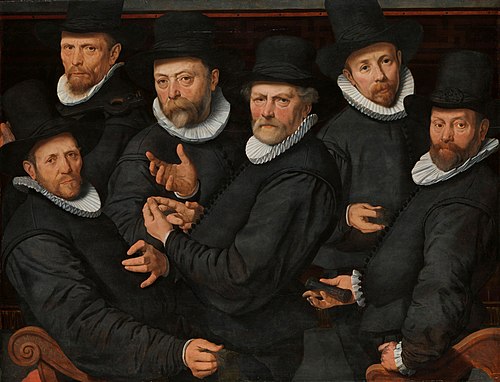 Six Wardens of the Drapers’ Guild, 1599, Pieter Pietersz l'Ancien