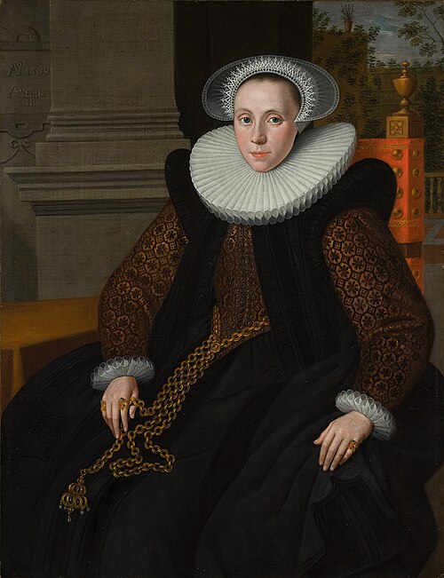 Portrait of  Grietje Willemsdr. Backer (1571-1624), 1650, Pieter Pietersz l'Ancien