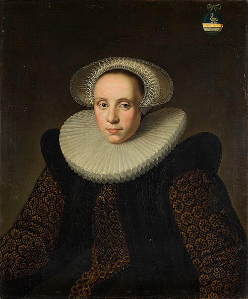 Portrait of Grietge Willemsdr. Backer (1571-1624), 1650, Pieter Pietersz l'Ancien