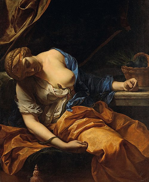 La Mort de Cléopâtre, 1700, Antoine Rivalz