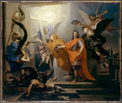 An Allegory, Probably of the Peace of Utrecht of 1713, 1681, Antoine Rivalz