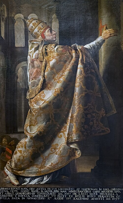 Le Pape Urbain II consacrant la Basilique Saint-Sernin de Toulouse, 1715, Antoine Rivalz