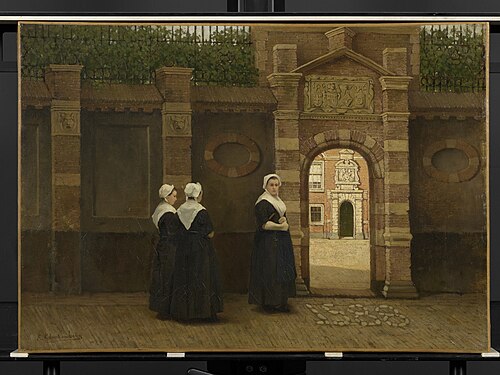Van Dam's Almshouse, 1874, Karel Klinkenberg