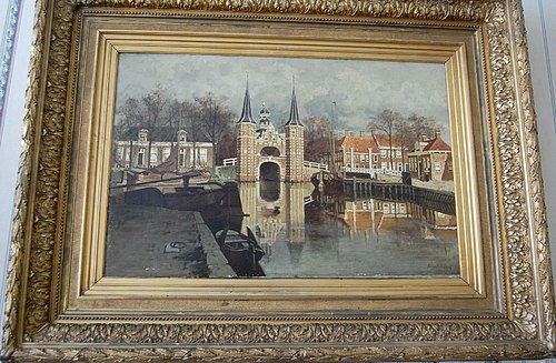 Gezicht op Sneker Waterpoort, 1904, Johannes Christiaan Karel Klin
