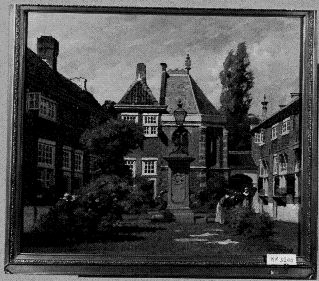 Het St. Annahofje te Leiden, 1887, Johannes Christiaan Karel Klin
