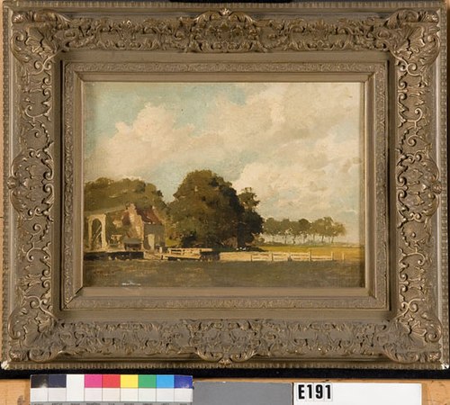 Vaart met ophaalbrug, 1897, Johannes Christiaan Karel Klin
